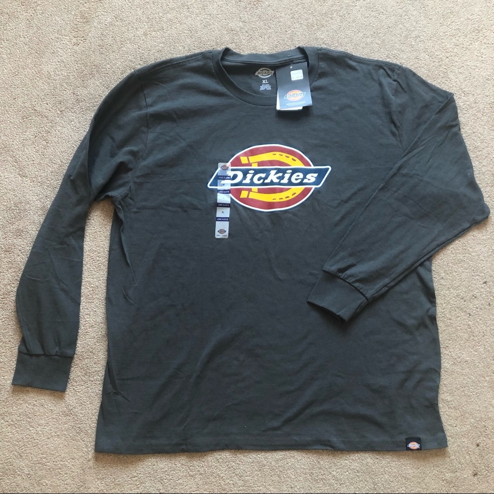 HOSTPICK ❤️‍🔥 Dickies Men’s Extra Large Grey Long Sleeve - Great basic tee!